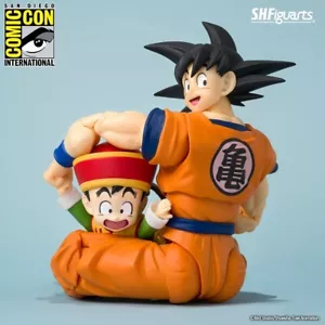 S.H.Figuarts Dragon Ball Z Son Goku Son Gohan Kid & Kintoun SDCC 2024 Exclusivo - Imagen 1 de 6