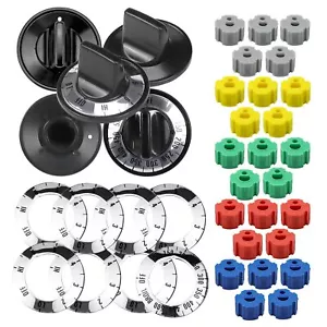 5 Sets Universal Stove Knob Replacements Compatible w/ Electric Range Oven Knob - Picture 1 of 6