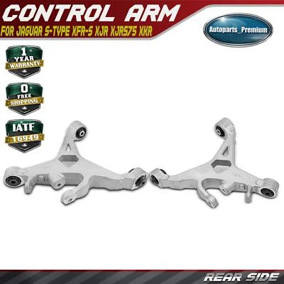 Brazo de control inferior trasero izquierdo y derecho 2 piezas para Jaguar S-Type XFR-S XJR XJR575 XKR Foto 1 de 4