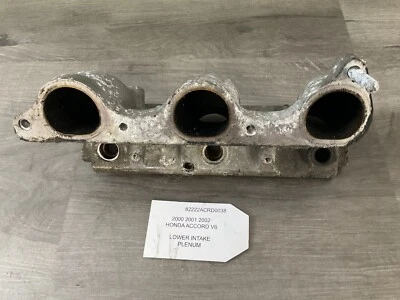 Honda Accord V6 2000 2001 2002 admisión inferior Plenum H26 Foto 1 de 4