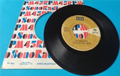 LOS REYES DEL CHOCO "La cevichera" PERUVIAN SAXO CUMBIA, 7" (VG+) - Image 1 of 4