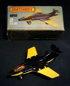 MATCHBOX~1980's #2 S-2 JET AIRCRAFT PLANE WITH BOX~ENGLAND~EXCELLENT CONDITION - Picture 1 of 7