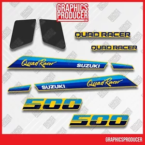 SUZUKI LT500 QUADRACER QUADZILLA Graphics Kit Sticker 88 Model Full Kit - Bild 1 von 2