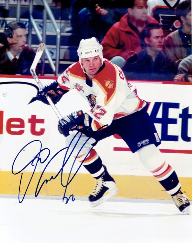 Фотография Дино Чиккарелли с автографом 8x10 Florida Panthers HOF - Изображение 1 из 1