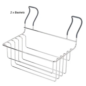 2 x Croydex Hook-Over Deep Basket - Bild 1 von 2