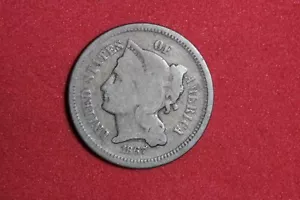 Estate Find 1867 - Three Cent!! #K51291 - Picture 1 of 2