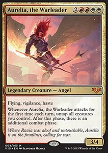 MTG AURELIA, THE WARLEADER FOIL EXC - AURELIA, LA CONDOTTIERA - FTV - MAGIC - Bild 1 von 1