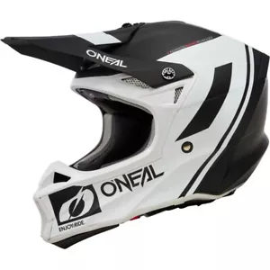 ONEAL 2024 10 SERIES FLOW Black/White MX HELMET ON0630143 Adult Size Medium - Picture 1 of 5