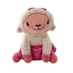 Disney Doc McStuffins Lambie Plush Toy 6" Pink Tutu Skirt Stuffed Animal Doll - Picture 1 of 10