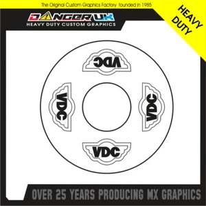 BMX HANDLEBAR THUMB SAVER DONUTS VDC WHITE - Picture 1 of 1
