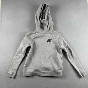 Nike Hoodie Womens Small Gray Sportswear Rally Funnel Neck Sweatshirt Pullover - Picture 1 of 11