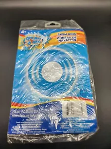 Splash-N-Swim Kid's Novelty Float Ring Tube 10IN Blue NOS - Picture 1 of 2