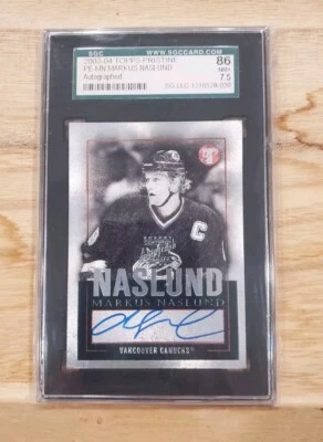 Vancouver Canucks Lot - Naslund - MacEWEN - Kesler Auto Graded (3).  - Image 1 of 4