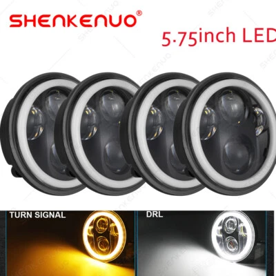 Faros LED redondos altos/bajo+DRL para Buick Riviera 1963-1974 4 piezas 5 3/4\" 5,75 pulgadas Foto 1 de 4