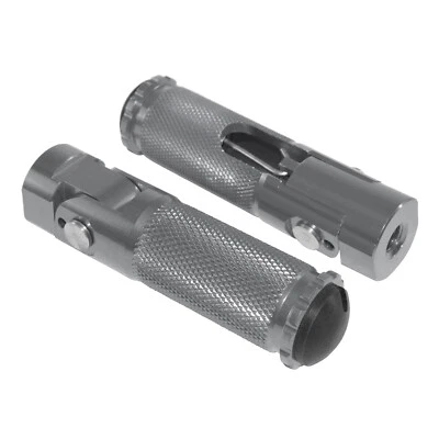 Pedais de apoio para os pés dobrável CNC universal M8 para conjunto traseiro de corrida - Imagem 1 de 2