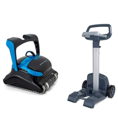 Dolphin Nautilus CC Supreme Robotic Pool Vacuum and Caddy Wi-Fi connectivity