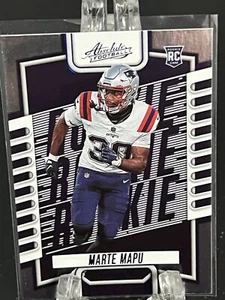 MARTE MAPU---2023 PANINI---ABSOLUTE---ROOKIE---BLUE---PATRIOTS--FREE SHIPPING - Picture 1 of 2