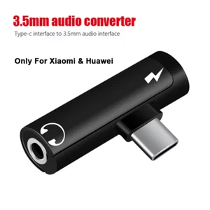 Adaptateur Double Audio Type C Jack 3,5mm et Chargeur pour Téléphones Xiaomi Huawei - Photo 1 sur 10