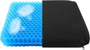 Cooler Gel Seat Cushion for Wheelchair -Breathable & Cool Office Chair Cushions  - Picture 1 of 7