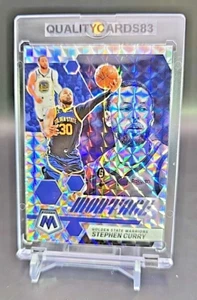 STEPHEN CURRY RAINBOW REFRACTOR INSERT CARD WITH CASE NBA GOLDEN STATE WARRIORS - Picture 1 of 7