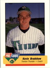 1994 Trenton Thunder Fleer/ProCards #2136 Kevin Bradshaw CO