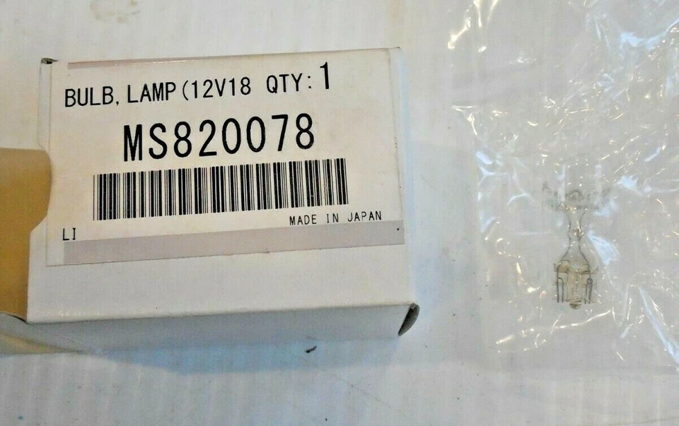 Lâmpada de painel de instrumentos genuína Mitsubishi MS820078 L000921E - Imagem 1 de 1