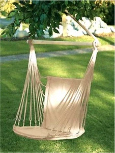 COTTON PADDED SWING CHAIR ** Recycled Cotton * Max Wt 200 lbs ** NIB - Picture 1 of 10