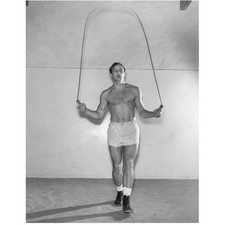 Marlon Brando Working Out and Jumping Rope Shirtless 8 x 10 inch photo