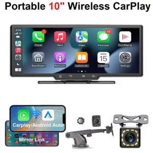 10.26'' Touchscreen Car Play Autoradio Navi Wireless Apple CarPlay GPS FM Kamera - Bild 1 von 12