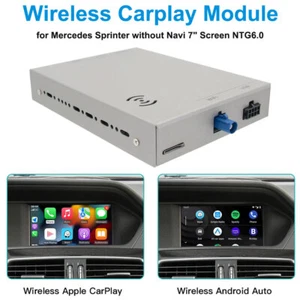 For Mercedes Sprinter w/ 7" Screen NTG6.0 Wireless Carplay Android Auto Retrofit - Picture 1 of 13