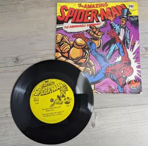 The Amazing Spiderman Abominable Showman (33 1/3 RPM Marvel Power Records F2283) - Foto 1 di 7