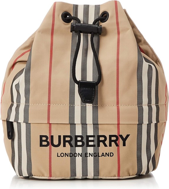 Burberry 袋、水桶帆布抽绳女士手提包| eBay
