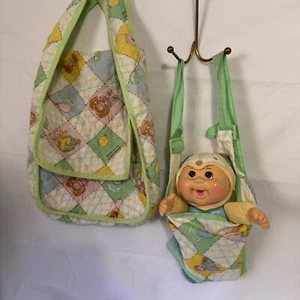 Porta bambole e borsa per pannolini vintage 83 Cabbage Patch bambini e 23 Cutie Fox Vega 9 - Foto 1 di 13