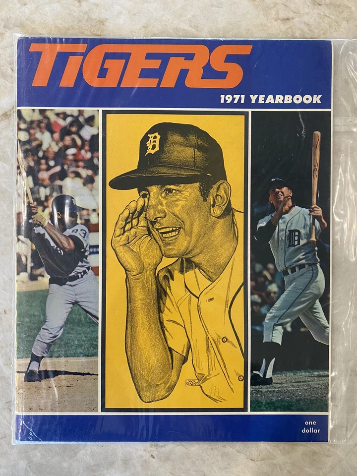 Detroit Tigers yearbook, 1971 With Al Kaline, Willi Horton And Billy Martin - Image 1 of 3