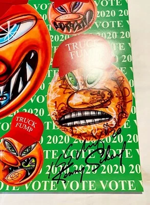 Kenny Scharf, 'Truck Fump', impresión de edición limitada 1/50, firmado Donald Trump Foto 1 de 2