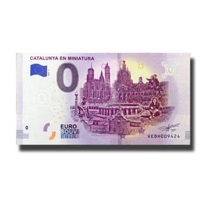 Billete Euro Souvenir España 2019-1 VEDH Catalunya En Miniatura Euro - Imagen 1 de 1