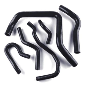 FOR HONDA CIVIC TypeR EK EG B16A B18C B20B Silicone Radiator Hose Kit Black - Picture 1 of 8
