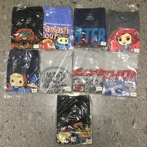 Funky Pop! Marvel Exclusive T-Shirts 3XL Lot (9) - Picture 1 of 4