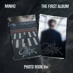MINHO 1st Album CALL BACK Photobook 2Ver SET CD+P.Book+P.Card+Post+F.Poster+Gift - Foto 1 di 5