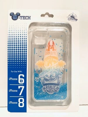 Funda para iPhone tabla de surf Mickey Mouse D-Tech de los parques de Disney para 6S 7 8 NUEVA Foto 1 de 3