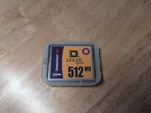Lexar 512MB CompactFlash 4x Speed USB Enabled Media Drive in Case Digital Camera - Picture 1 of 8