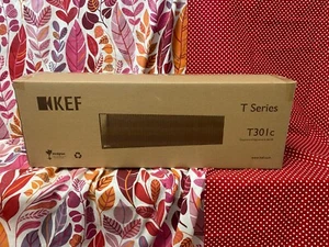 BRANDNEW KEF T301C Ultra-thin WallMount home theatre CENTER speaker (Black) - Picture 1 of 2