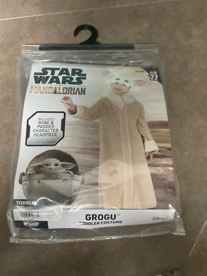 Disfraz de Halloween Star Wars Mandalorian The Child Grogu Baby Yoda - 2T-3T Foto 1 de 4