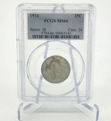 1926 25C PCGS MS66 - Standing Liberty Quarter - Underrated Date - Image 1 of 4