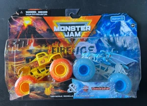 Spin Master Monster Jam Fire & Ice Whiplash & Dragonoid - Picture 1 of 5