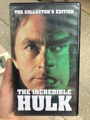 VHS MARVEL The Incredible Hulk The Collectors Edition / Mystery Man Parts 1&2 - Image 1 of 3