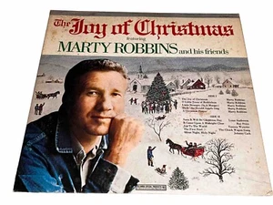The Joy Of Christmas Marty Robbins And Friends Holiday Music Vinyl LP 22R - Imagen 1 de 4
