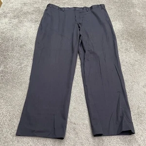 L.L. Pantalones de vestir Bean Comfort cintura para hombre 44 azul pierna recta 100 % algodón clásicos - Imagen 1 de 16