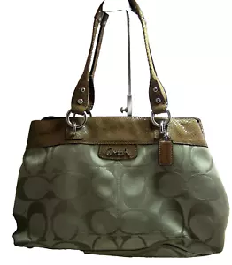 Bolso de Mano COACH Bronceado Clásico Logo C F16190 Penélope Bolso de Hombro Corto Cartera - Imagen 1 de 7
