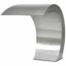 Waterfall Pool Fountain Cascade Stainless Steel Water Feature Garden Pond Decor